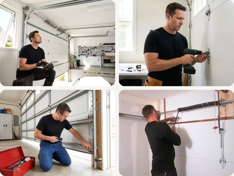 Garage Door Track Repair